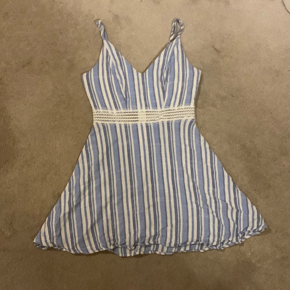 Speechless Kohl’s Small Women’s Blue and White Striped Dress